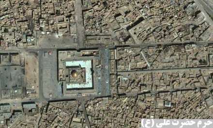 تصاوير ماهواره‌اي از عتبات عاليات