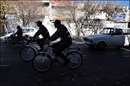 پليس دوچرخه سوار در تبريز