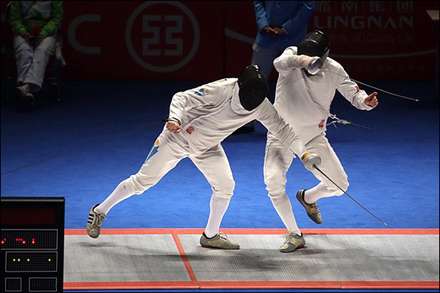 مسابقات شمشيربازي بازيهاي آسيايي گوانگجو