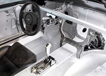 نماي اسکلت داشبرد اتومبيل استون مارتين DBS -2036