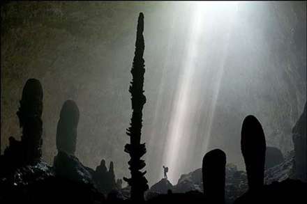 تصاويري شگفت انگيز از بزرگترين غار دنيا