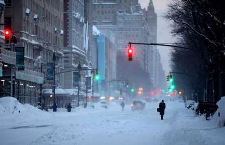 موج سرما در کشور آمريکا