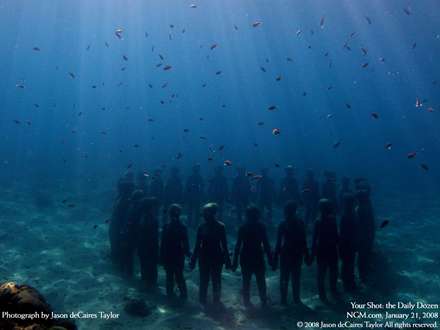 مجسمه هاي زير آب