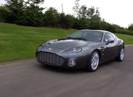 نماي سرعت  اتومبيل استون مارتين DB7 Vantage zagato-2011