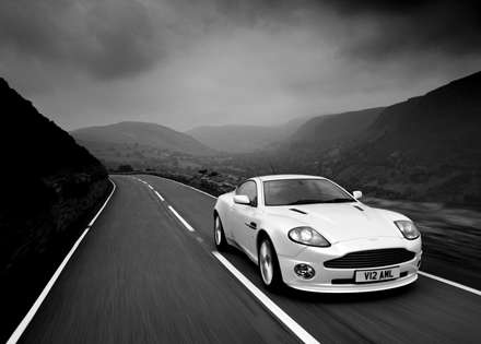 نماي سرعت اتومبيل استون مارتين Vanquish-S-V12-2024