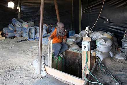 تونل‌هاي ارتباطي غزه