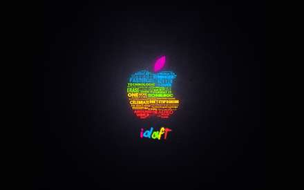 والپيپر سيب گاز زده شرکت APPLE