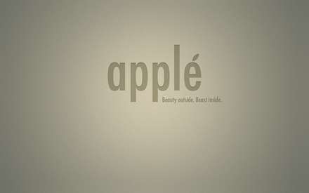 والپيپر سيب گاز زده شرکت APPLE