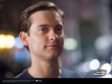 تصوير بازيگر نقش اول فيلم مرد عنکبوتي 3 (Spider Man 3) بنام توبي مگواير (Tobey Maguire)