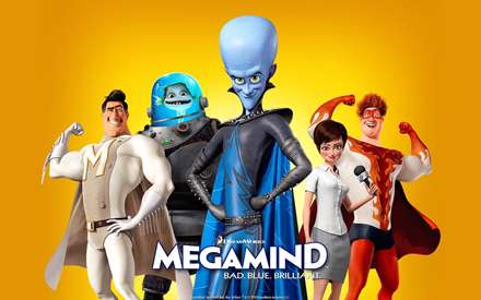 پوستر (مجموعه نقشهاي) کارتون (انيميشن) Megamind (ابر ذهن)