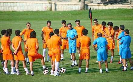 گزارش تصویری از تمرین تیم ملی فوتبال