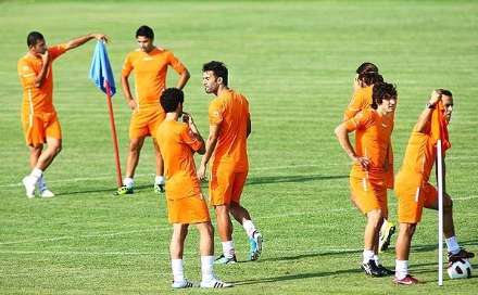 گزارش تصویری از تمرین تیم ملی فوتبال