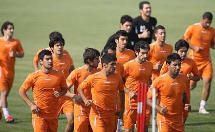 گزارش تصویری از تمرین تیم ملی فوتبال