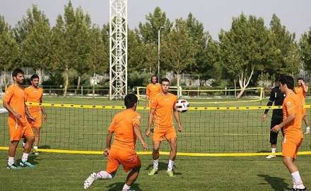 گزارش تصویری از تمرین تیم ملی فوتبال
