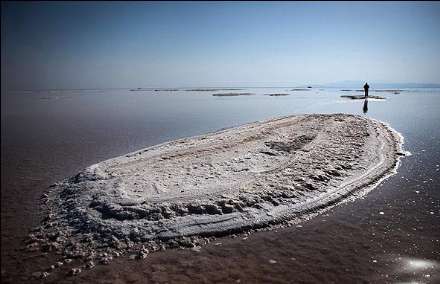گزارش تصویری از خشکسالی دریاچه ارومیه