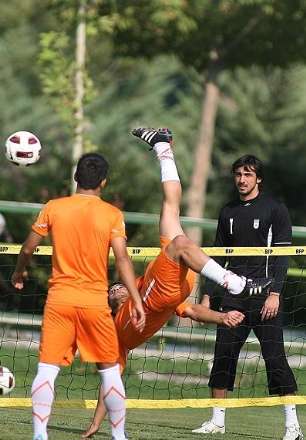 گزارش تصویری از تمرین تیم ملی فوتبال