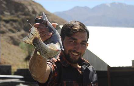 گزارش تصویری از  محل پرورش ماهی در فیروزکوه