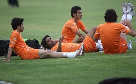 گزارش تصویری از تمرین تیم ملی ایران