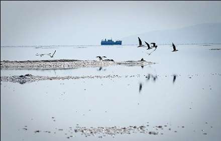 گزارش تصویری از خشکسالی دریاچه ارومیه