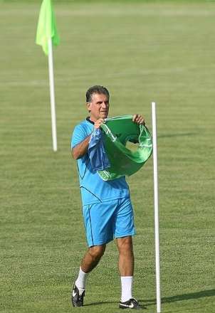 گزارش تصویری از تمرین تیم ملی فوتبال