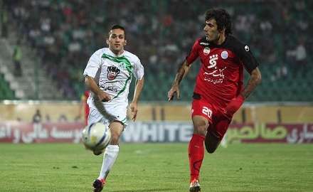 دیدار تیم های ذوب آهن اصفهان و پرسپولیس