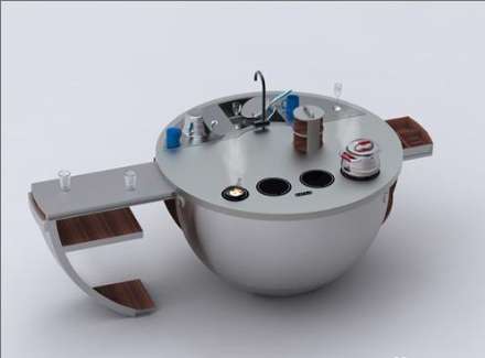 طراحی آشپزخانه فوق کوچک و مدرن sonia