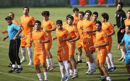 گزارش تصویری از تمرین تیم ملی فوتبال