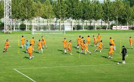 گزارش تصویری از تمرین تیم ملی فوتبال