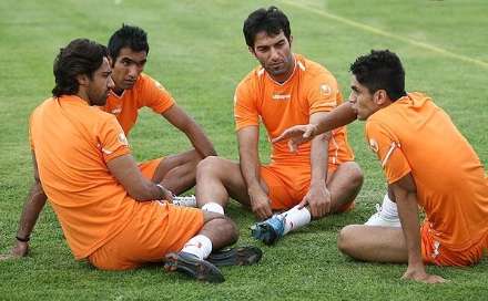 گزارش تصویری از تمرین تیم ملی ایران