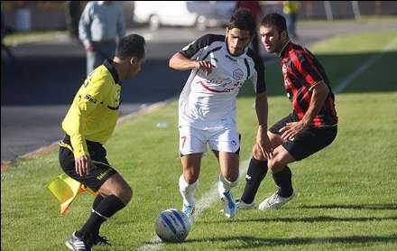 دیدار تیم های فوتبال پرسپولیس و سیاه جامگان مشهد