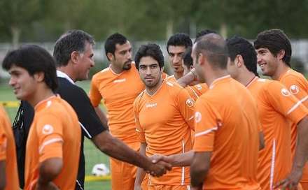 گزارش تصویری از تمرین تیم ملی ایران