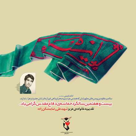 شهید علیرضا بمشکین زاده