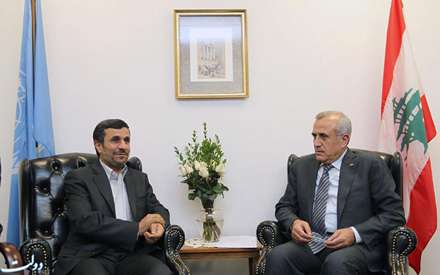 سفر به نيويورک ديدار با رييس جمهور لبنان