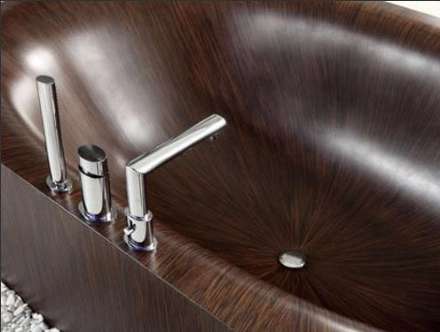 سرویس حمام چوبی