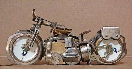 ساخت موتور مینیاتوری با استفاده از ساعت مچی