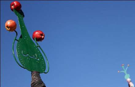 مراسم سنتی بیل زنی و نخل گردانی روز عاشورا در شهر خوسف بیرجند