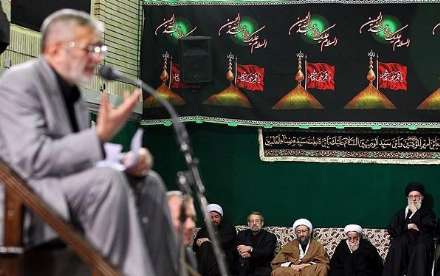 مراسم عزاداری اباعبدالله الحسین(ع) در حضور رهبر معظم انقلاب