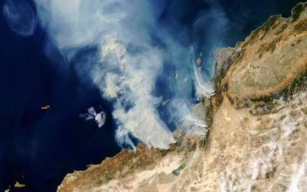 منظره ای از طبیعت کالیفرنیا