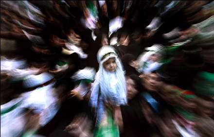 گردهمایی شیرخوارگان حسینی در حرم حضرت معصومه (س)