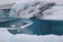 دریای قطب و کوههای یخی
