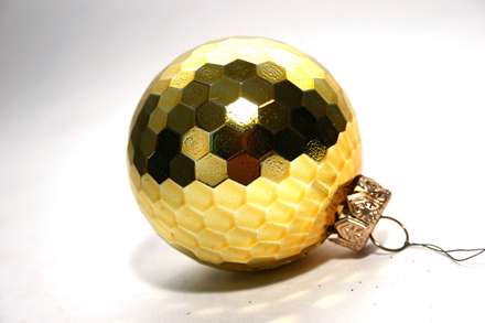 گوی های تزیینی طلایی