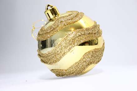 گوی های تزیینی طلایی