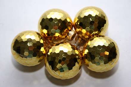 گوی های تزیینی طلایی