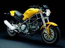 موتور سیکلت دوکاتی زرد مدل M600