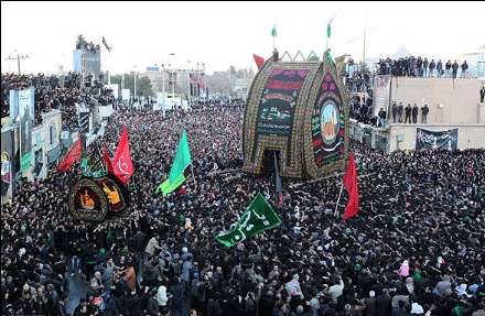 برگزاری مراسم عزاداری روز عاشورا در شهر تفت