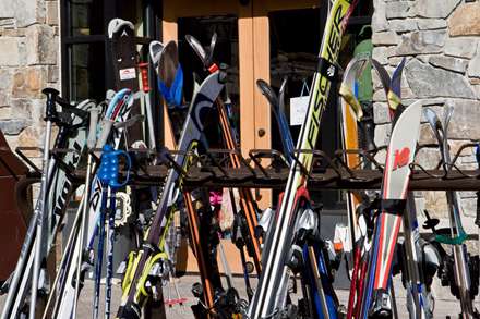 تخته و دسته اسکی