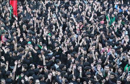 برگزاری مراسم عزاداری روز عاشورا در شهر تفت