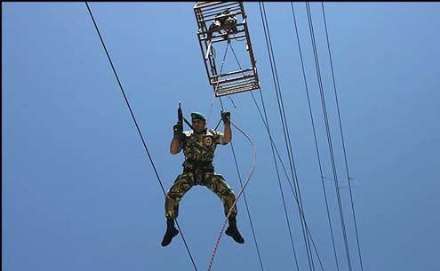 تمرینات نظامی نیروی ویژه هوابرد ارتش