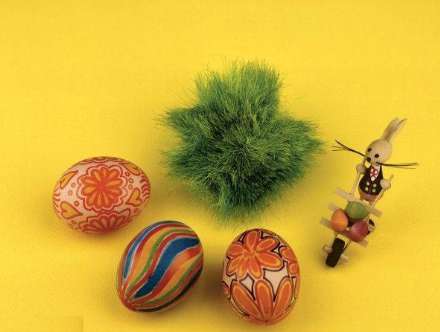طرح هایی زیبا از تخم مرغ های رنگ شده