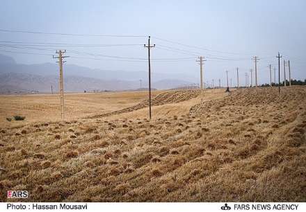 گزارش تصویری از برداشت گندم در شهرستان آبدانان